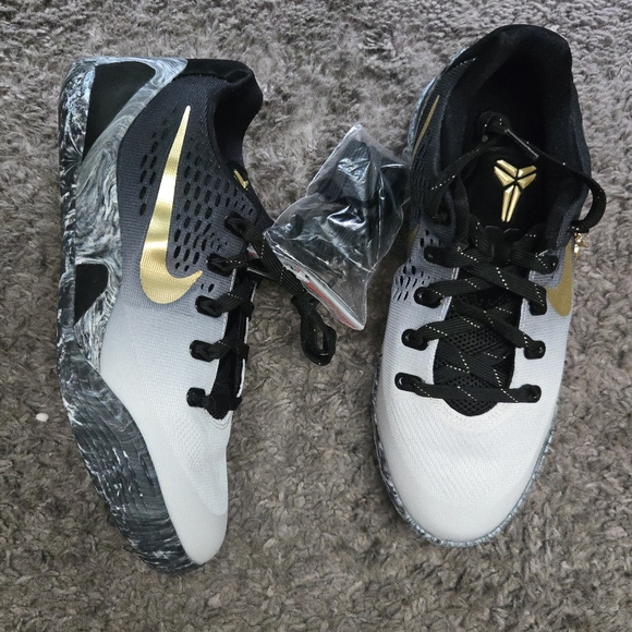 Nike Other - Nike Kobe 9 IX Low EM GS 7Y Mambacita Black Met Gold White 012026
